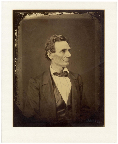 Abraham Lincoln 8'' x 10'' 19th Century Portrait -- ''...essentially Lincolnian...''